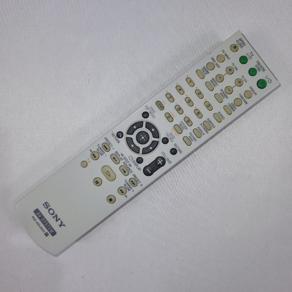 Sony RM-ADU005 Remote Control for DVD Player AV System